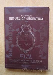 An Argentine National Identity Card