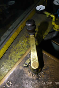 A lever on Buenos Aires' historic Line A subway