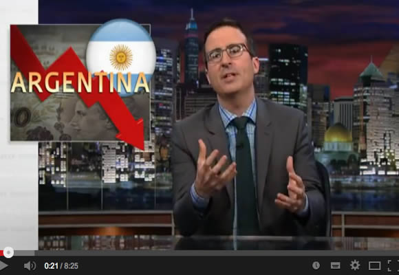 John Oliver describing Argentina's default